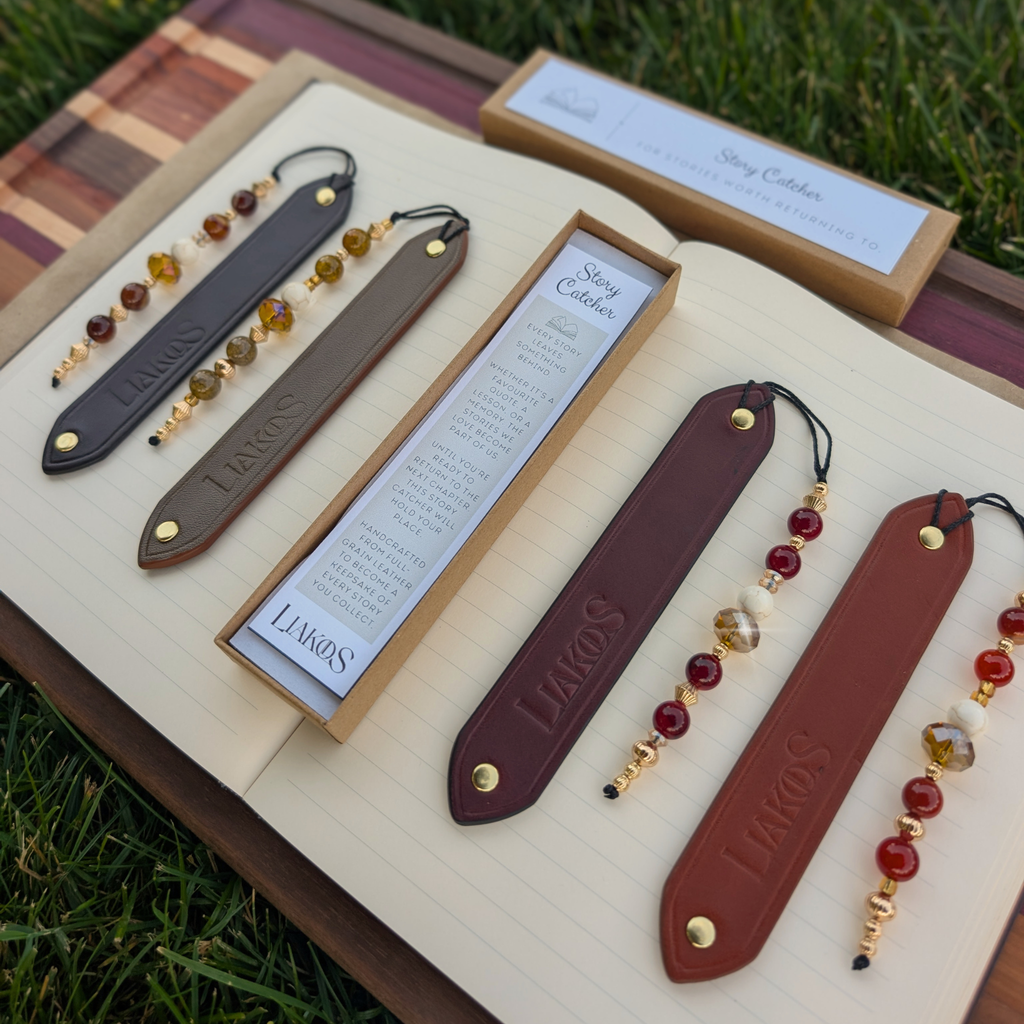Story Catcher | Leather Bookmark