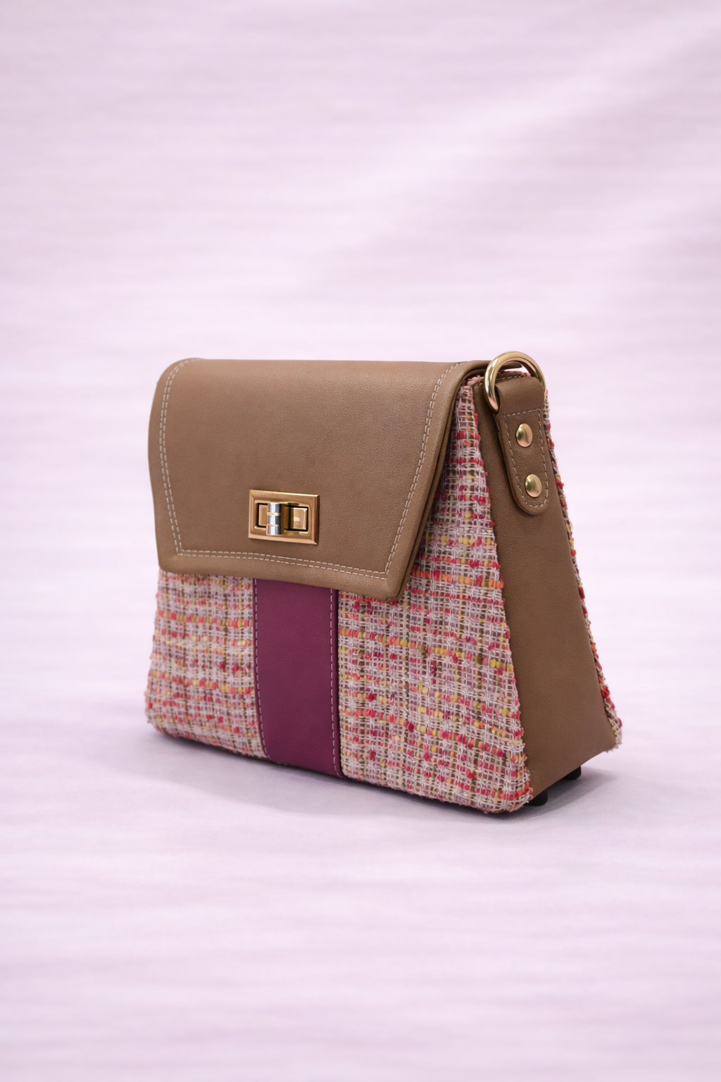 Summer Tweed Shoulder Bag