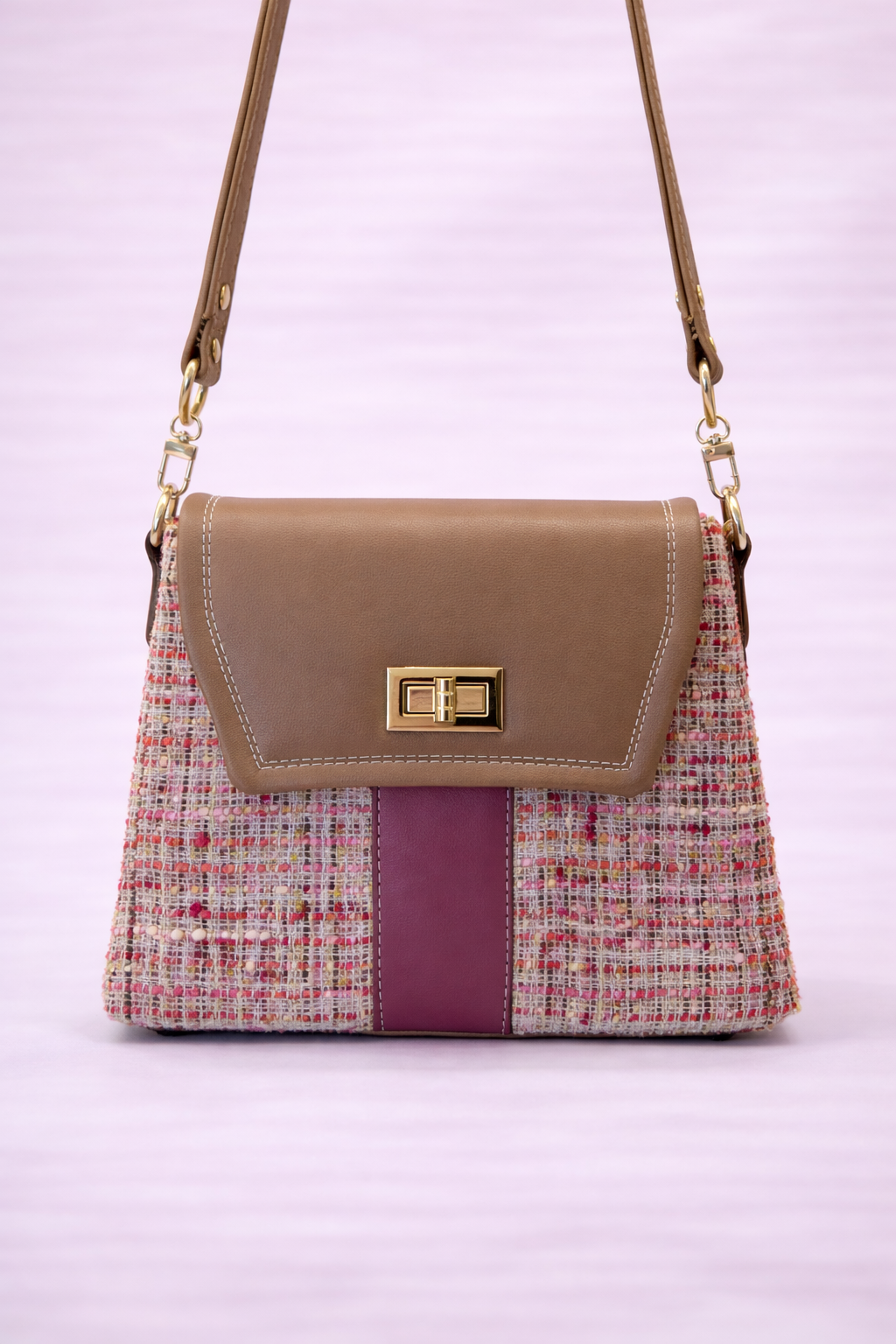 Summer Tweed Shoulder Bag